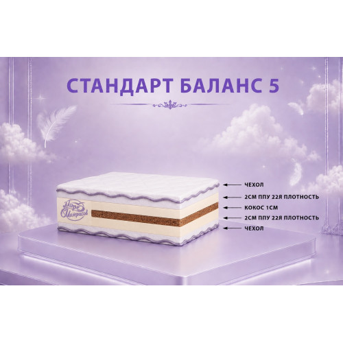 Топпер «Стандарт Баланс 5»: гармоничная поддержка и комфорт.